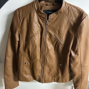 Vero Moda Tan Faux Leather Jacket NWOT